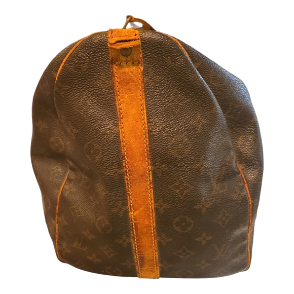 LV Mono Keepall some corner rubs ,fading torn tab - Picture 4 of 14